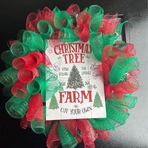 Christmas Wreath! Handmade!
